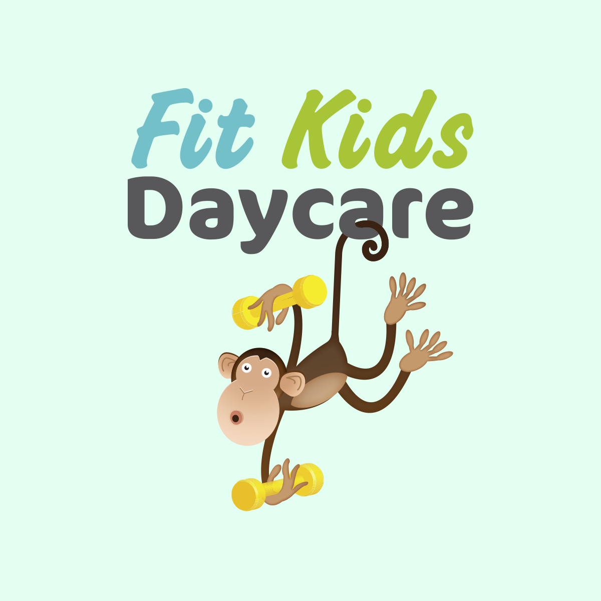 Logo design, brand identity, graphic design and printing for Fit Kids Daycare in Vancouver BC