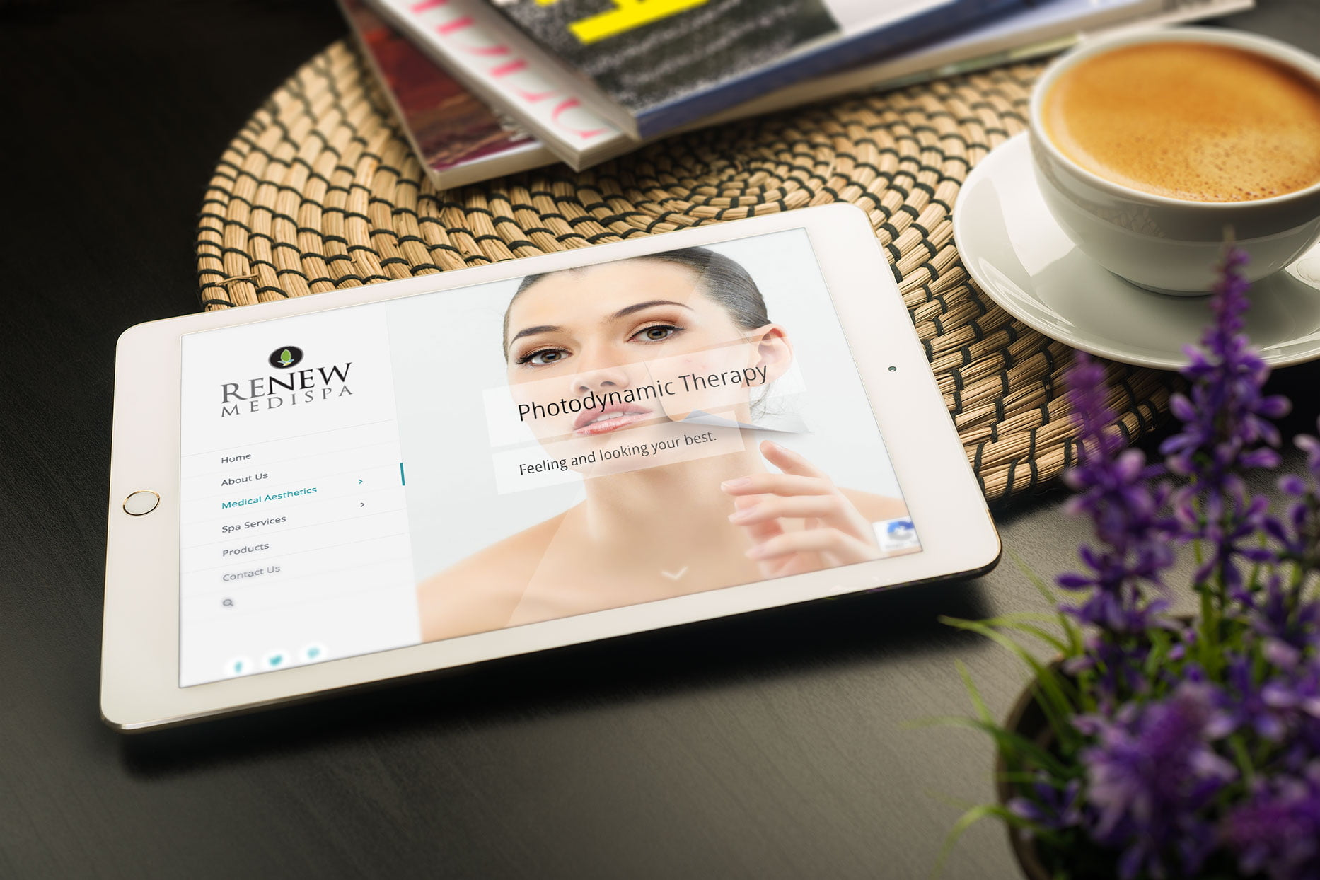 Renew Medispa In Trail BC mobile web development