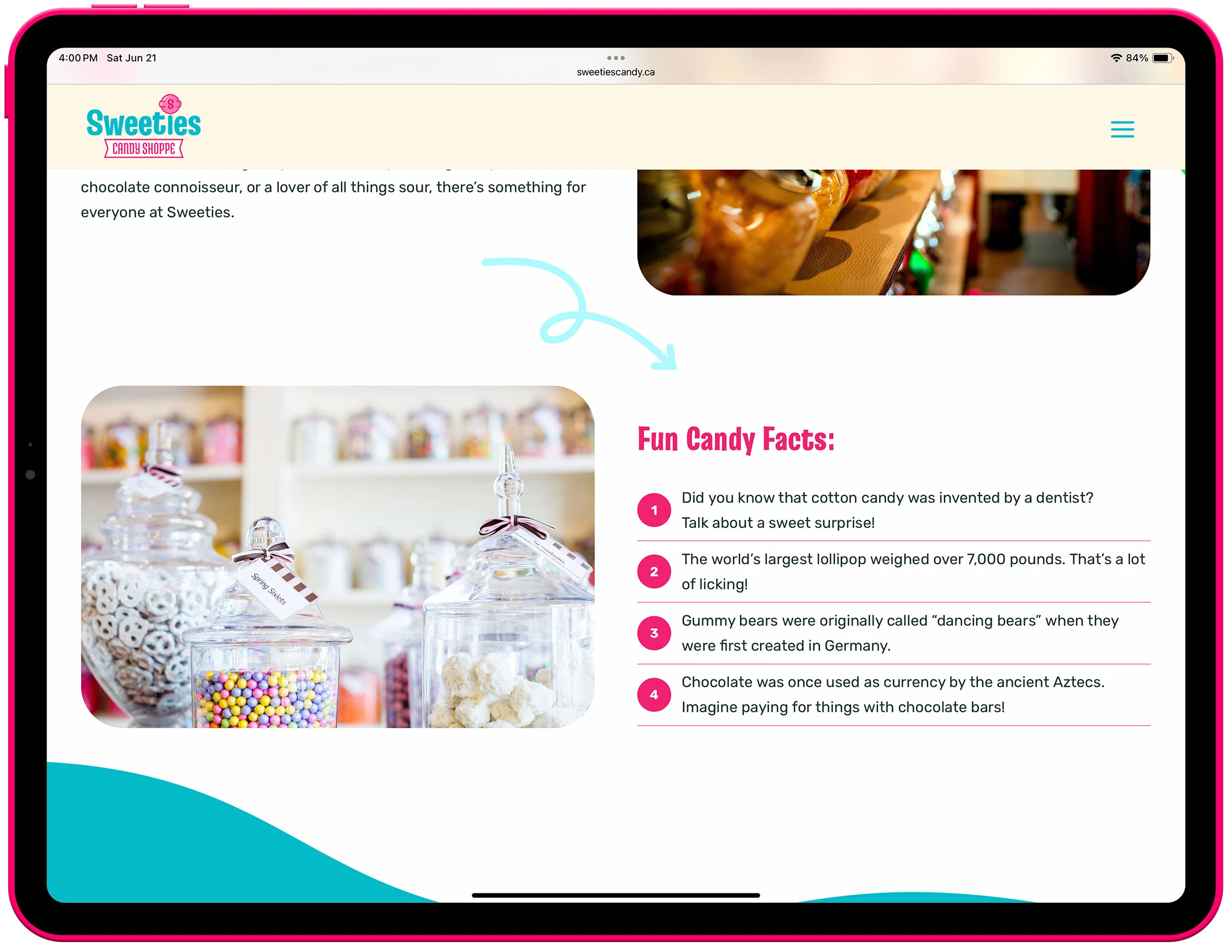 Branding and Identity Design. Fernies Sweeties Candy Shoppe